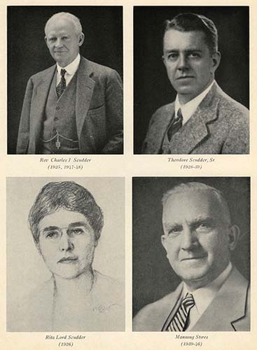 Four Other Scudders Who Served as Presidents of the Scudder Association in the Second and Third Decades, 1925–1946